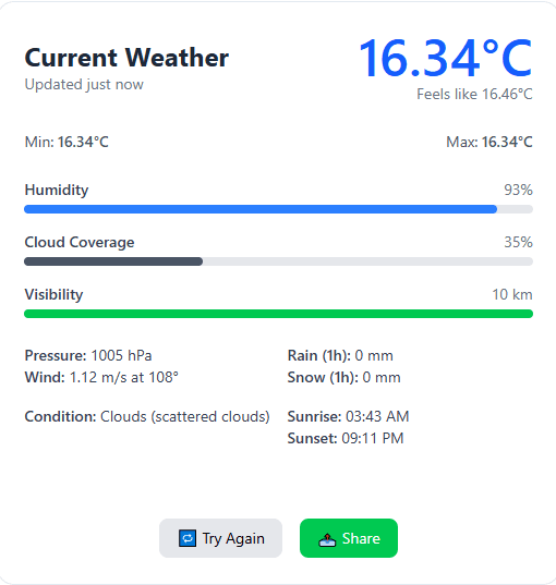advance weather data on snow day
